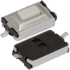 Тактовая кнопка RUICHI KAN0441-0252B, 6.1x3.7x2.5 мм, OFF-(ON), SPST, 50 мА, 12 В, 100 мОм